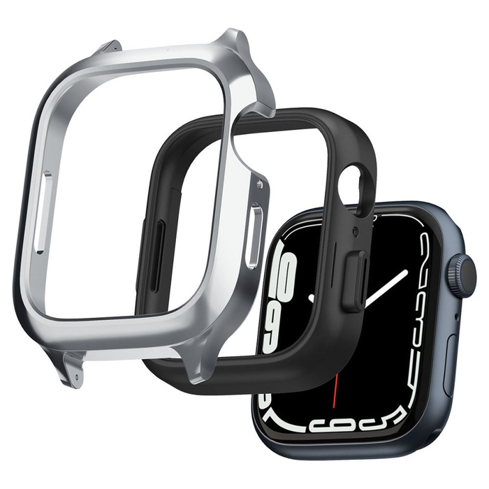 Spigen Metal Fit "pro" Apple Watch 4 / 5 / 6 / 7 / 8 / Se (44 / 45 mm) stříbrná