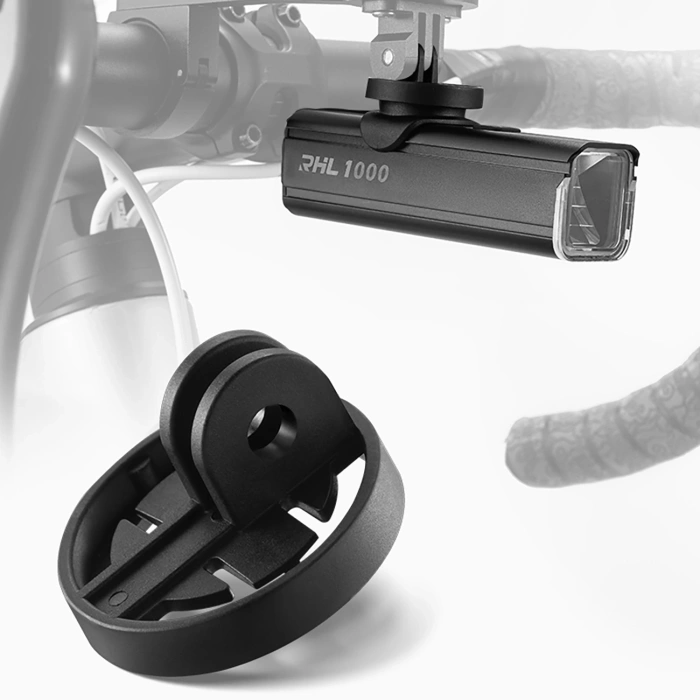 Rockbros 24610002001 Fahrrad-Frontlicht 1000 lm + USB-C - USB-A-Kabel - Schwarz