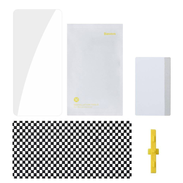 Baseus 0.15mm Protezione in gel per acqua a superficie curva a schermo intero confezione da 2 per Xiaomi Redmi K40 / K40 Pro / Poco F3 trasparente (SGMIK40-02)