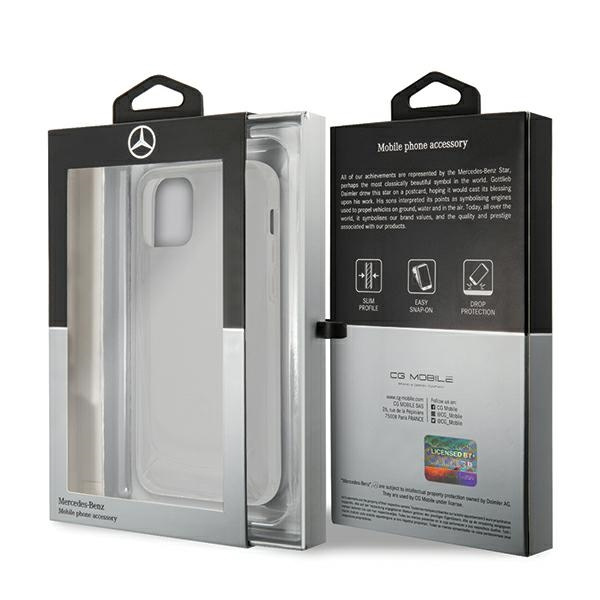 Case Mercedes Apple iPhone 12 12 Pro Transparent Line Clear Case