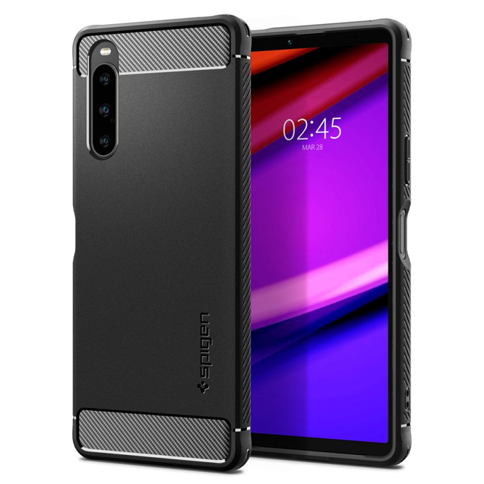 Coque Spigen Rugged Armor Sony Xperia 10 V MATTE Noir Case