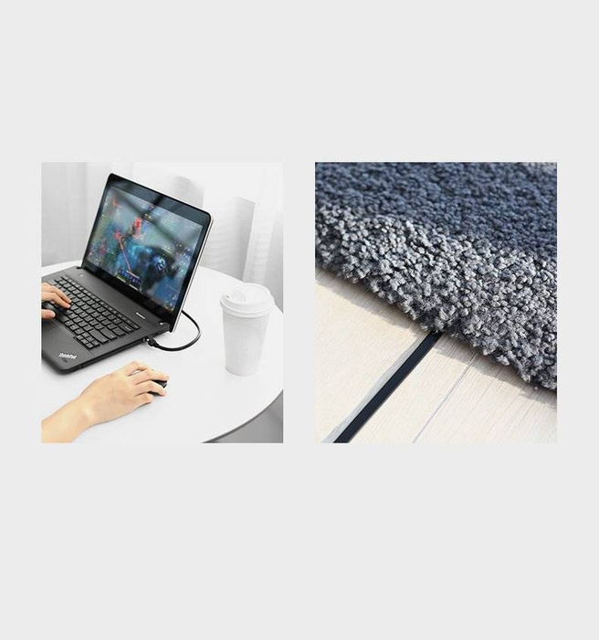 Ugreen lapos Kábel Internet hálózati kábel Ethernet Patchcord RJ45 Cat 6 UTP 1000 Mbps 3 m fekete (NW101 50186)