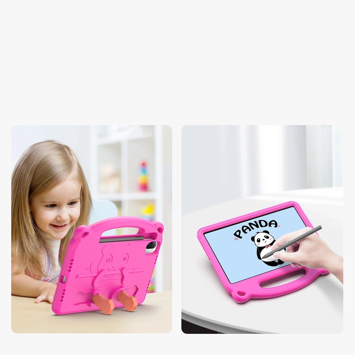 [APRÈS RETOUR] Dux Ducis Panda Safe for Children Coque souple pour enfants pour Xiaomi Pad 5 Pro / Pad 5 Rose