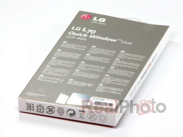 Puzdro LG L70 Quick Window Case CCF-400 Originál