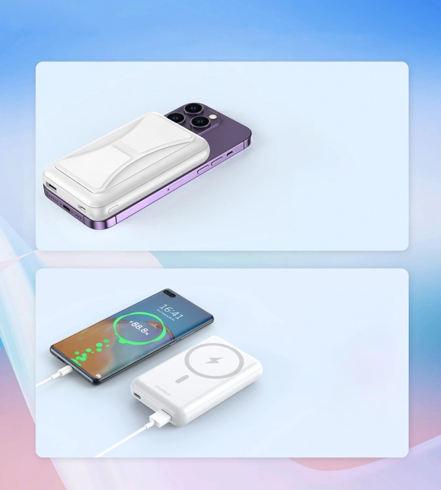 Choetech Powerbank B663 10000mAh 20W MagSafe USB-A / USB-C - weiß