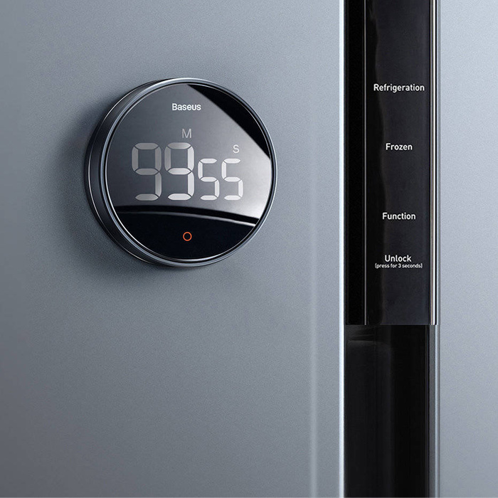 Timer conto alla rovescia rotazione Baseus Heyo Pro grigio (FMDS000013)