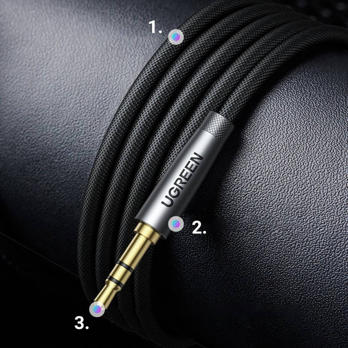 Ugreen AV190 Cavo prolunga AUX 3,5mm mini jack 1m
