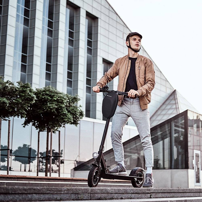 Wozinsky Waterproof electric scooter handlebar bag 4L black (WSB1BK)