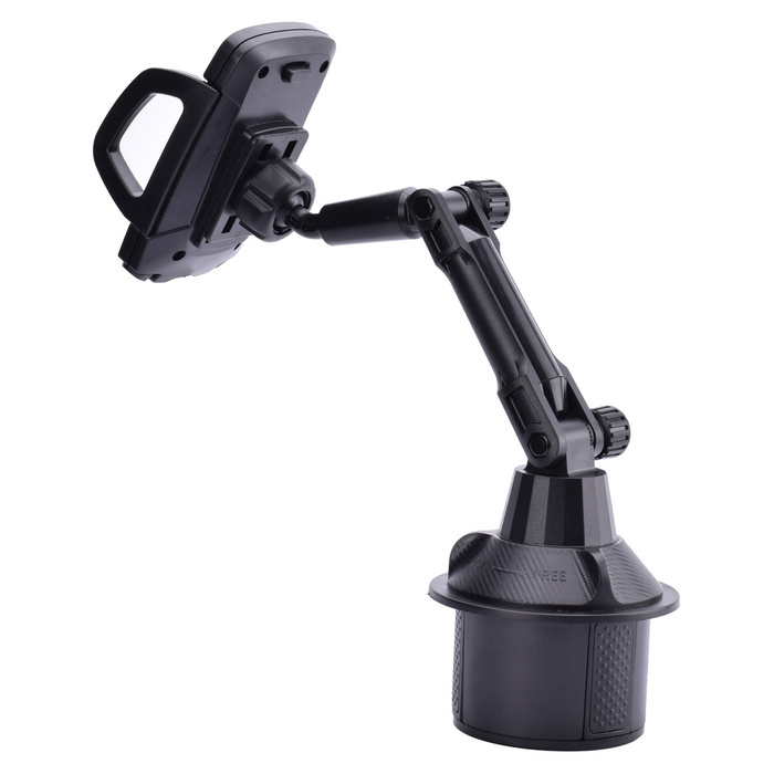 Držák na chytrý telefon do auta pro držák nápojů černý