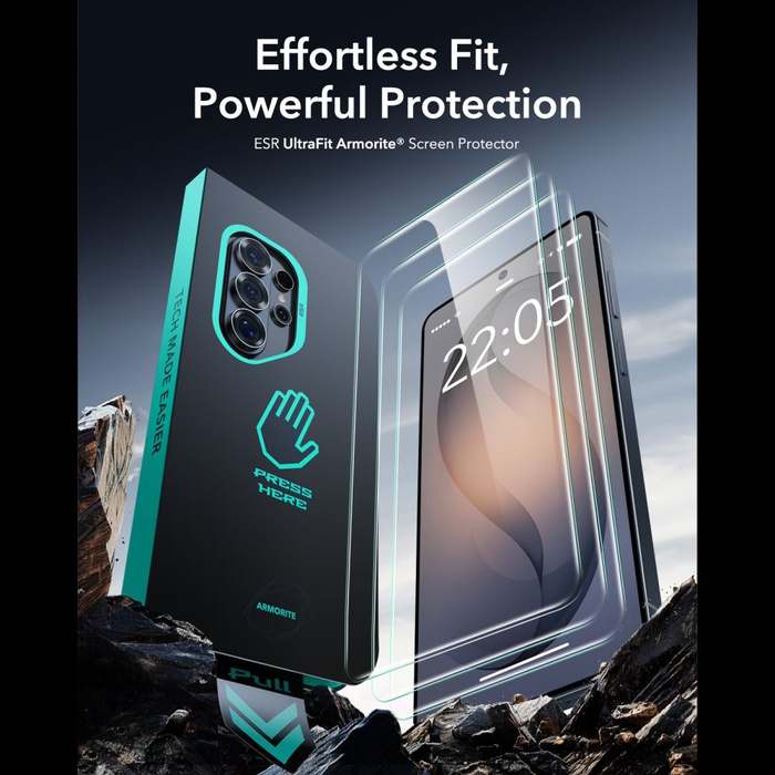 Tempered Glass ESR ULTRAFIT ArmorITE TEMPERED GLASS 2-PACK GALAXY S26 ULTRA CLEAR