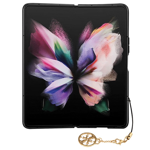 Guess GUHCZFD5GF4GGR F946 Z Fold5 grau/grau hartcase 4G Charms Kollektion