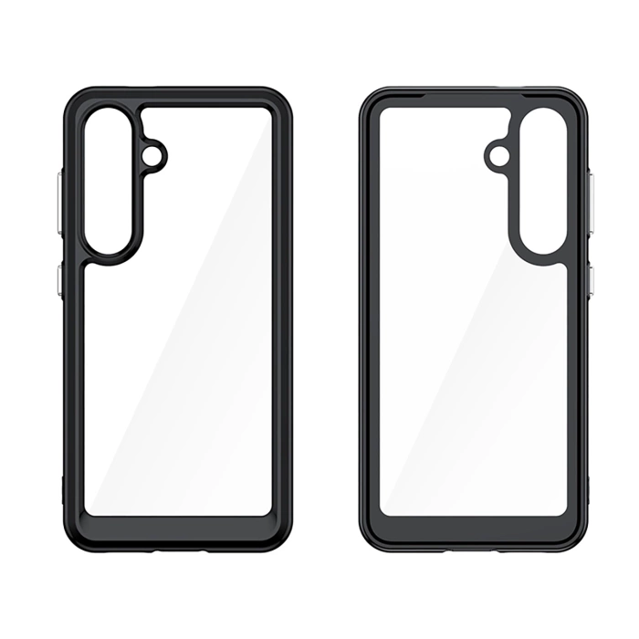 Outer Space Case with Gel Frame for Samsung Galaxy S25 - Black