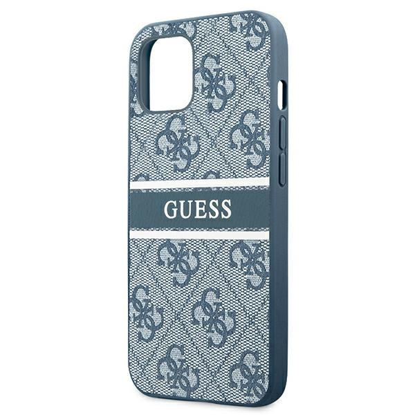 Pevné Puzdro GUESS Apple iPhone 13 Mini 4G Stripe Blue