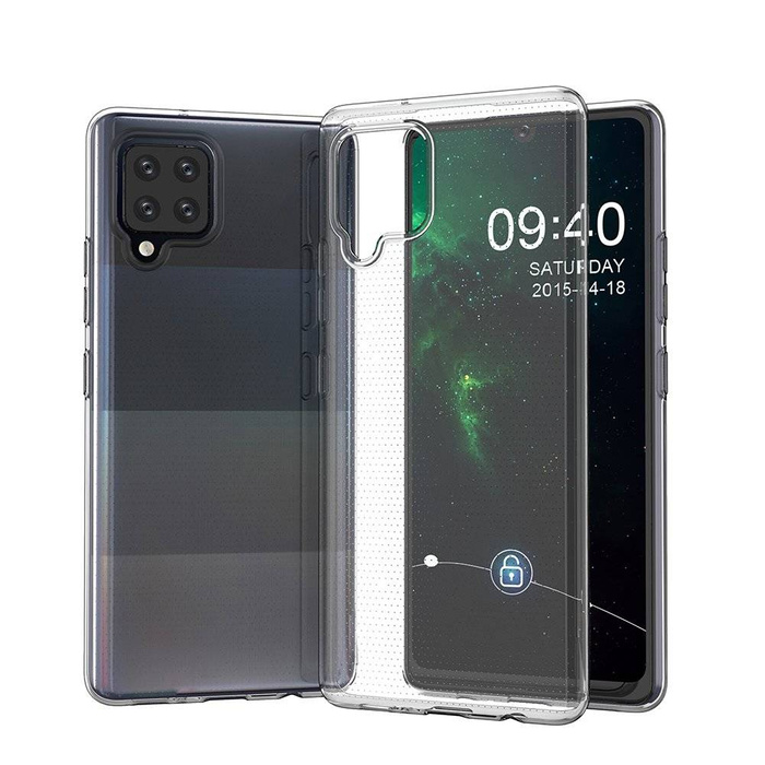 Cover in gel per Ultra Clear 0.5mm per Samsung Galaxy A12 / Galaxy M12 trasparente