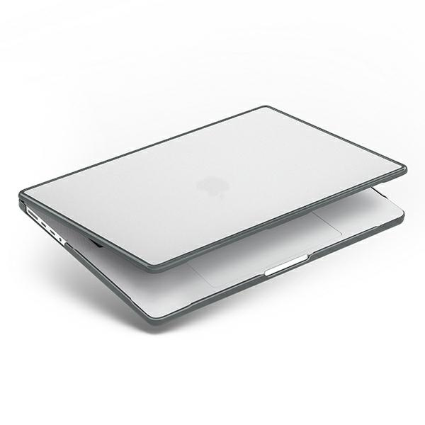 UNIQ pouzdro Venture MacBook Pro 14" (2021) šedý/chaRCoal frost grey