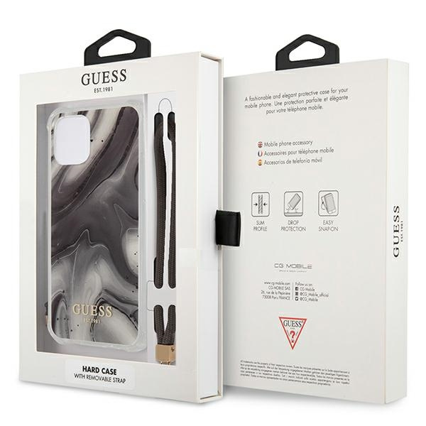  GUESS   12 Pro Max Marble Collection Grey Hardcase