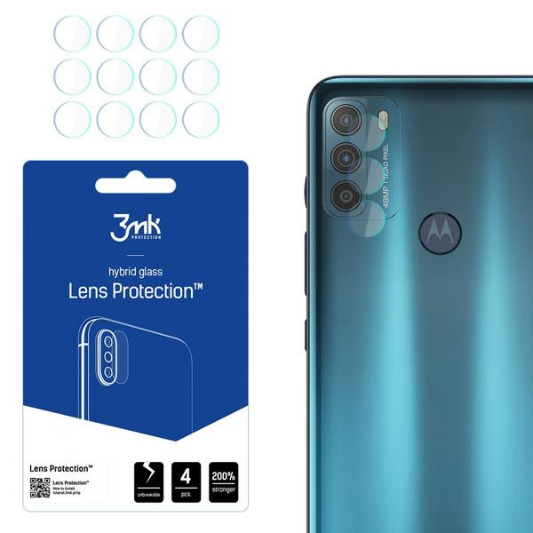 Glass Hybrid 3MK Motorola Moto G50 5G Lens Protect 4pcs Glass