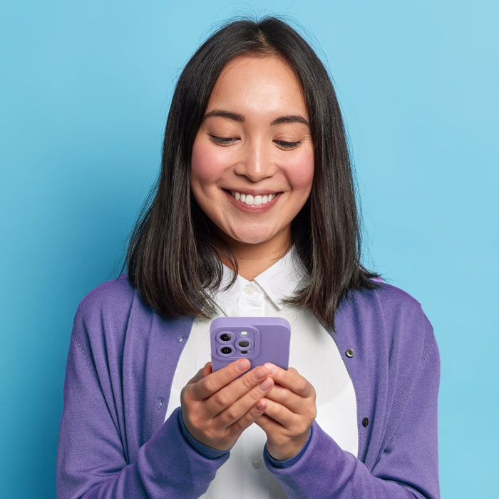 Roar Luna case Case - for iPhone 12 Purple