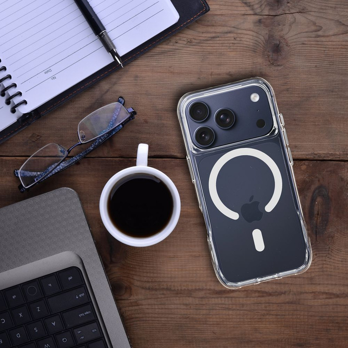 ROAR futerał SLIM DEFENDER kompatybilny z MagSafe do IPHONE 16 Pro Max transparentny