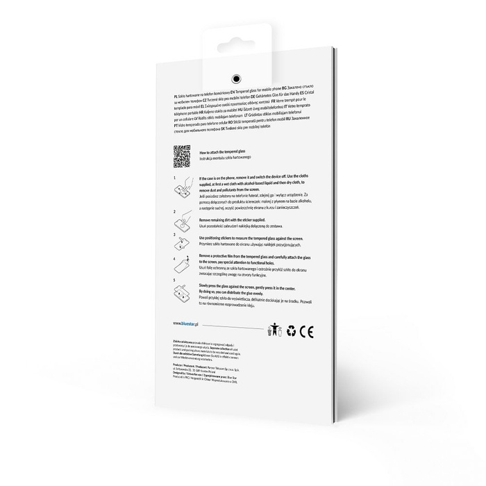 Szkło hartowane do iPhone 13 MINI (full glue) Blue Star 5D czarne