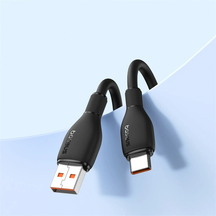 Kabel Baseus Pudding Series 100W USB-A - USB-C 2m - czarny