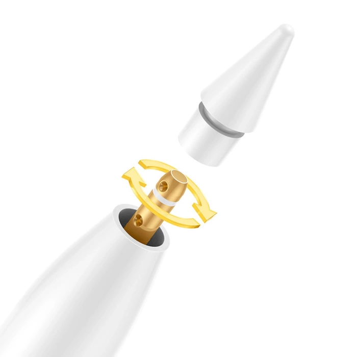 Baseus Smooth Writing 3 Active Stylus, Wired Rechargeable Stylus (Writing Angle Detection Version) - White