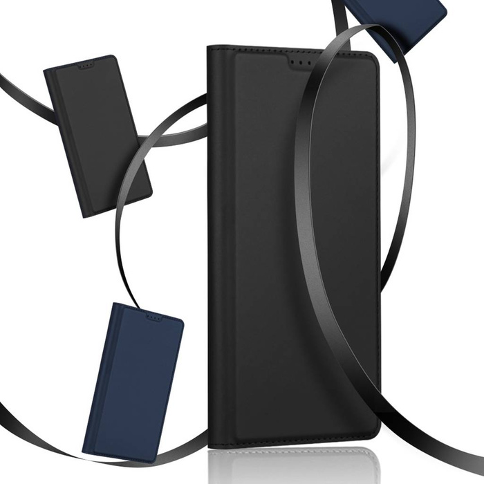 Custodia Dux Ducis Skin Pro per Realme 11 Flip Card Wallet stand nero