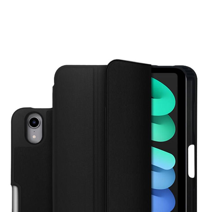Funda CRONG Apple iPad Mini 6 2021 FlexFolio con Apple Pencil Case negra