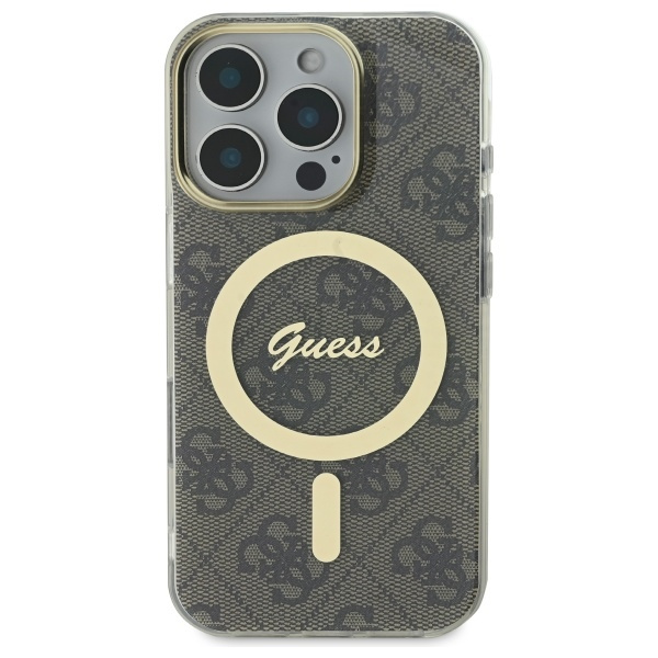 Guess GUHMP16LH4STW iPhone 16 Pro 6.3" brązowy/brown hardcase IML 4G MagSafe