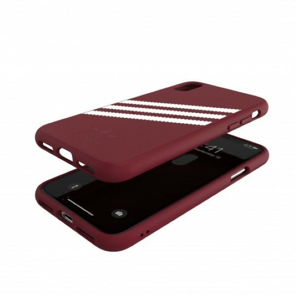 Adidas OR Moulded PU Suede iPhone X/XS burgund/collegiate burgundy 33282