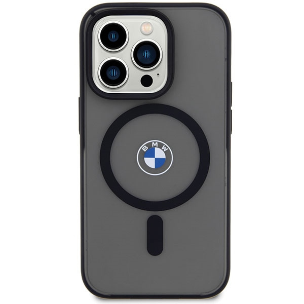 Case BMW BMHMP14LDSLK iPhone 14 Pro 6.1" black/black hardcase Signature MagSafe