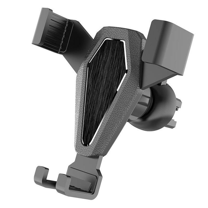 Gravity holder car smartphone holder for windshield black (YC07)