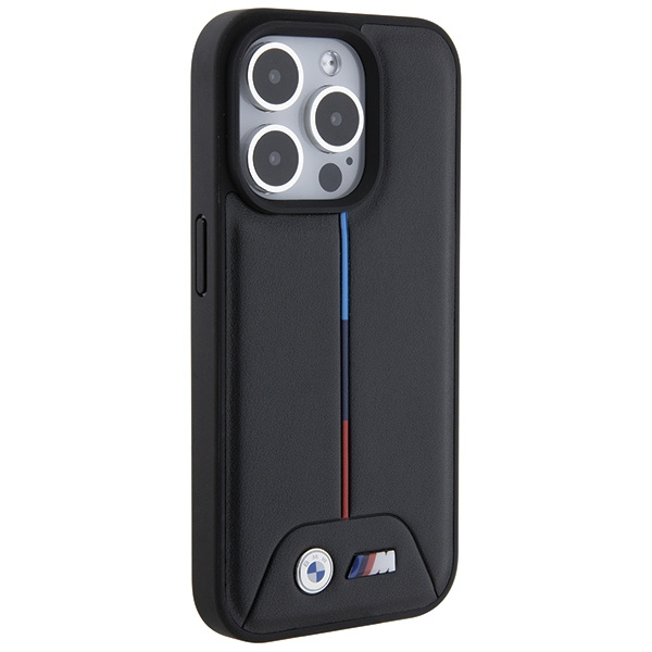Hülle Bmw Bmhcp15x22pvtk IPhone 15 Pro Max 6,7" Schwarz/Schwarz Hartcase Gesteppt TricolorCase