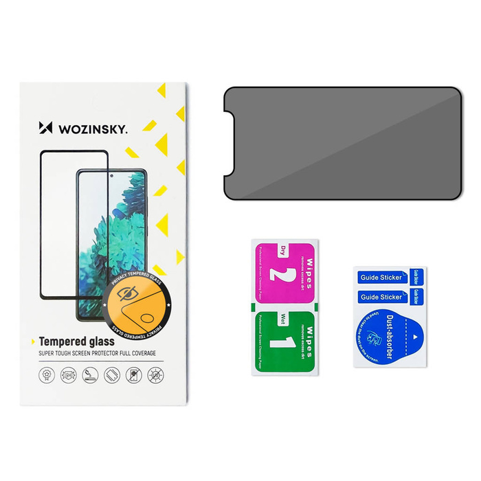 Wozinsky Privacy Glass Samsung Galaxy S23+ vetro temperato con filtro privacy Anti Spy