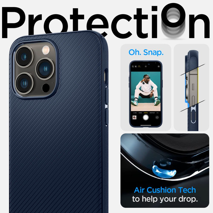 Funda Spigen Mag Armor IPhone 14 PRO MAX AZUL MARINO