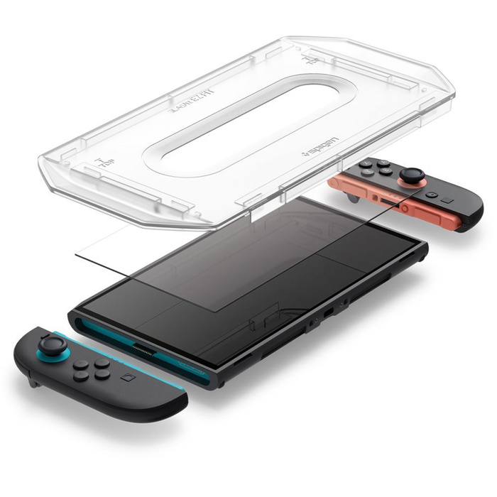 SPIGEN PANZERGLAS NINTENDO SWITCH 2 GLAS.TR "EZ FIT" 2ER-PACK KLAR