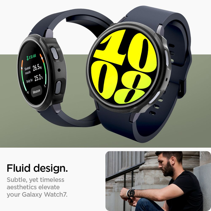 Spigen Liquid Air Galaxy Watch MATTE SAMSUNG 7 (40 MM) NOIR