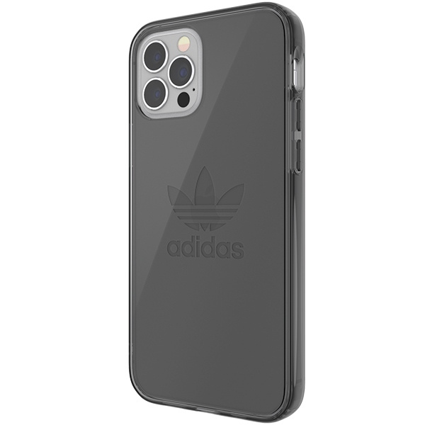 Etui Adidas OR Protective iPhone 12/12 Pro Clear Case czarny przezroczysty/smokey black 42385