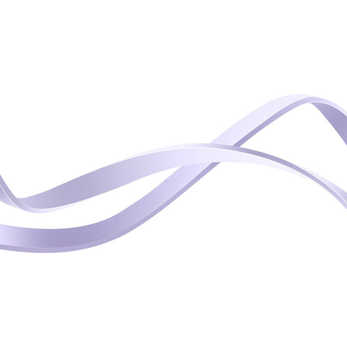 Câble rétractable Baseus Bright Mirror 2 3en1 USB Type C - micro USB + Lightning + USB Type C 3.5A 1.1m violet (CAMJ010205)