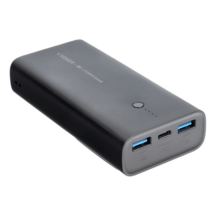 Powerbank Veger ACE100 (W1146) PD QC3.0 20W 10000 mAh czarny