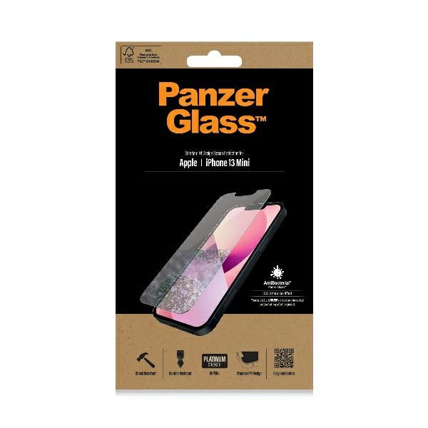 PanzerGlass Standard Super+ iPhone 13 Mini 5,4" Antibakteriell 2741