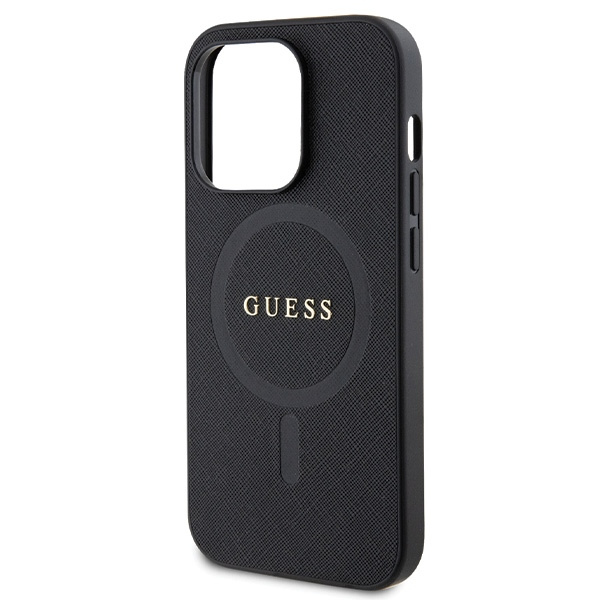Guess GUHMP14LPSAHMCK iPhone 14 Pro 6.1" noir/noircase Saffiano MagSafe