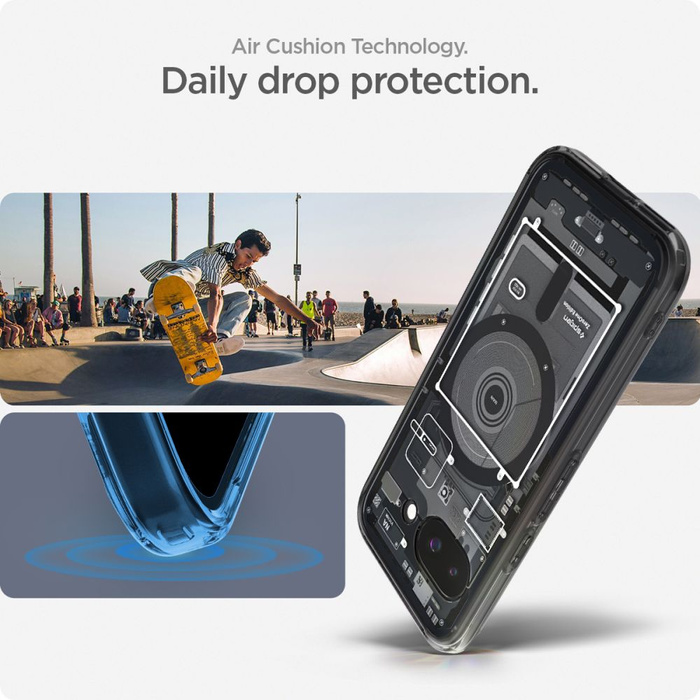 ETUI SPIGEN GOOGLE PIXEL 9A ULTRA HYBRID MAG MAGSAFE ZERO ONE BLACK