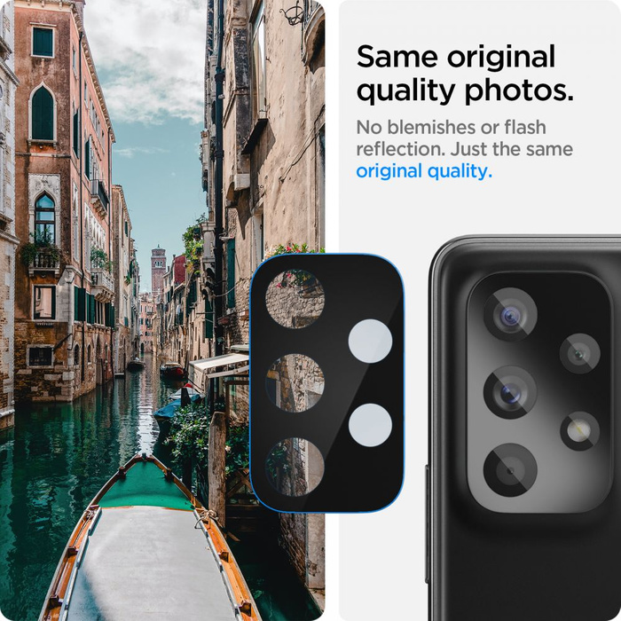 CAMERA PROTECTOR Spigen OPTIK.TR CAMERA PROTECTOR 2-PACK GALAXY A33 5G / A53 5G / A73 5G BLACK
