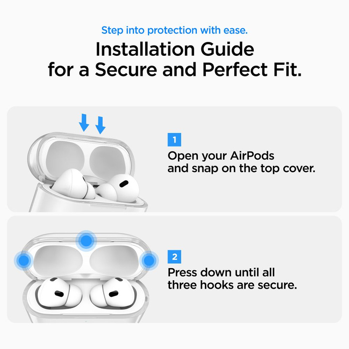 Spigen Liquid Crystal Apple AIRPODS PRO 3 KRISTALLKLAR