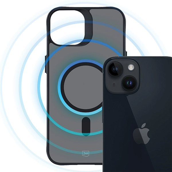 Etui 3MK Smoke MagCase iPhone 13/14 6.1"