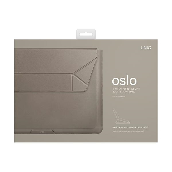 Custodia per laptop Uniq Oslo 14" grigio/grigio pietra