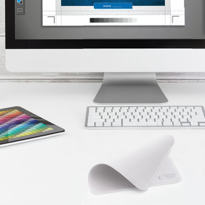 TECH-PROTECT SCREEN POLISHING CLOTH 2-PACK GREY