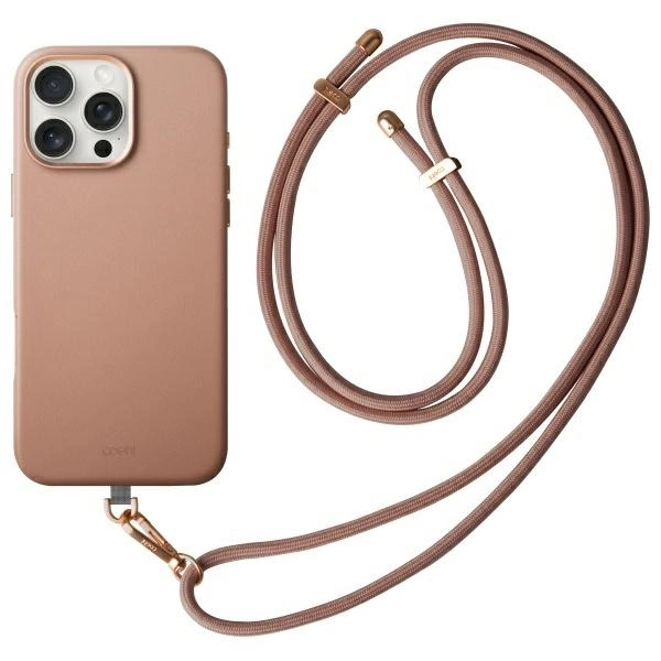 Etui UNIQ Coehl Muse iPhone 16 Pro Max 6.9" Magnetic Charging dusty nude