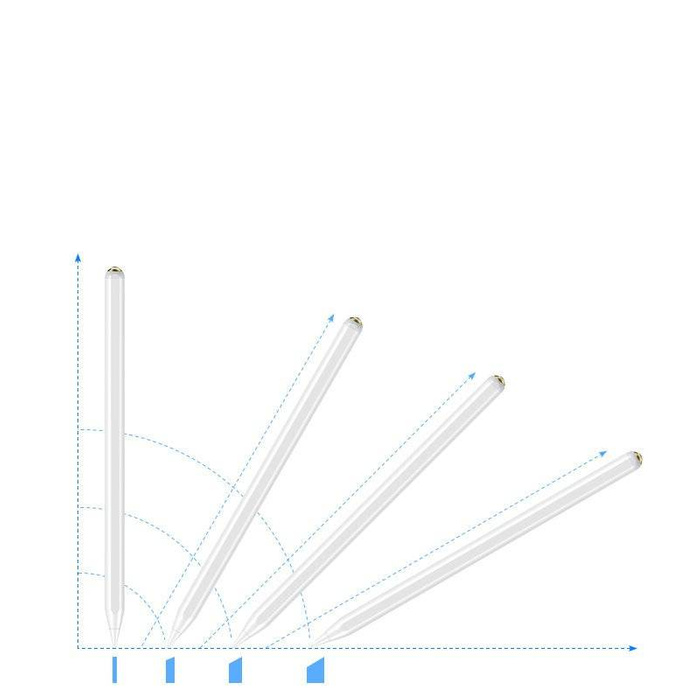 Kapacitní stylus Choetech pro iPad (aktivní) bílý (HG04)